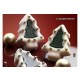 Stampo Albero natale silicone Silikomart SF108 multiporzione alberi dolci